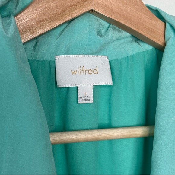 WILFRED Aritzia Sabine Dress Tiffany Blue/Turquoise - Picture 3 of 12